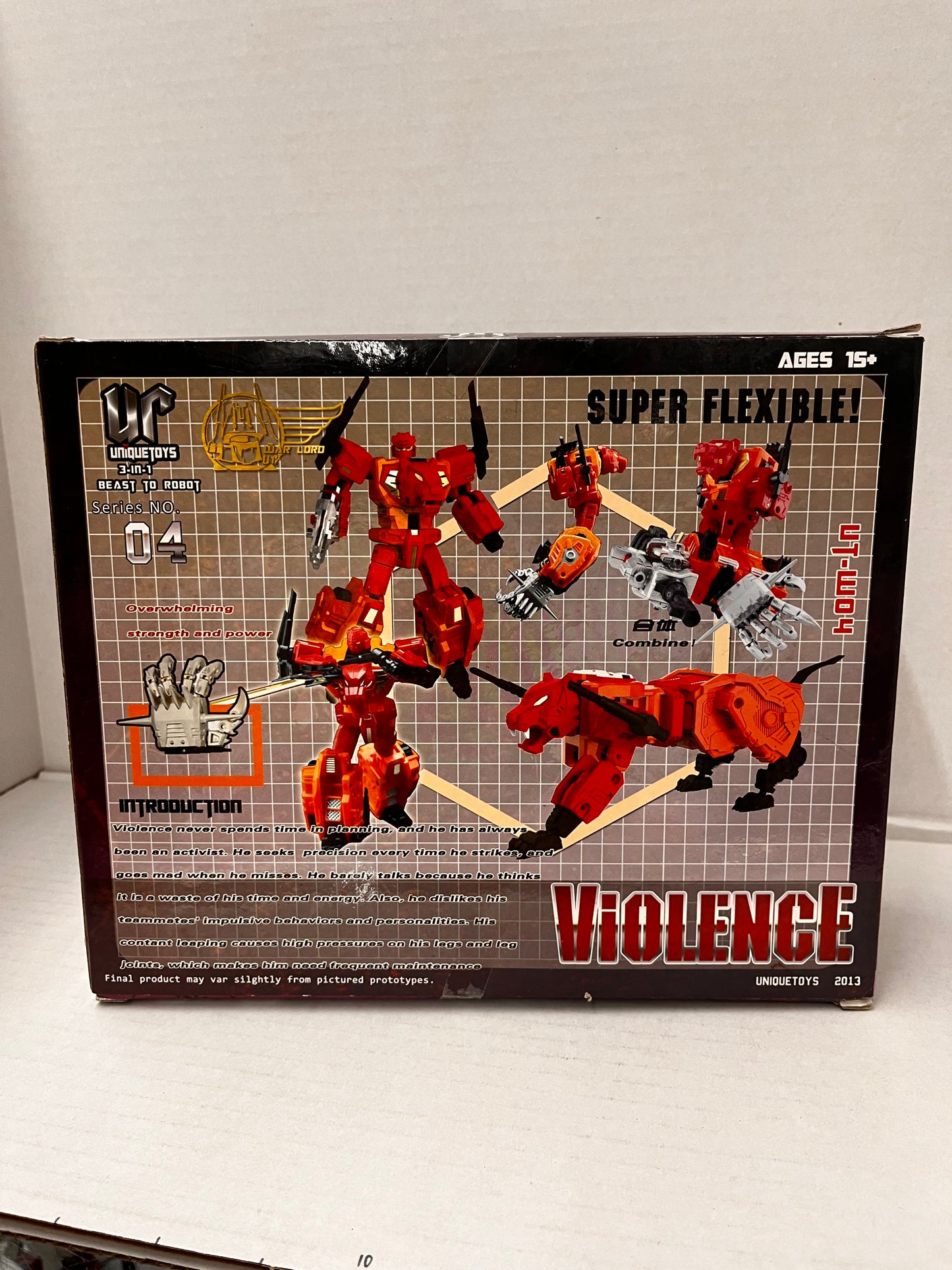 Transformers Predaking Unique Toys War Lord Combiner