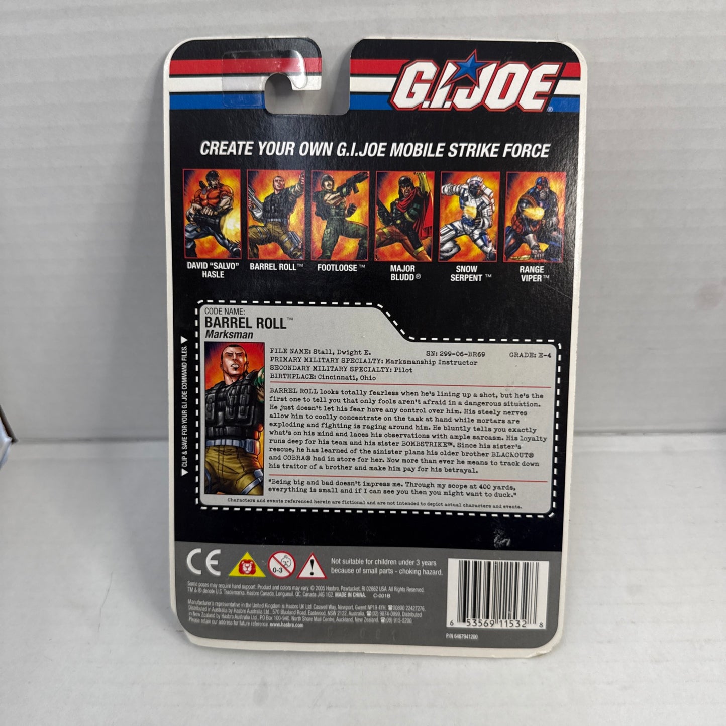 Hasbro GI Joe DTC Barrel Roll O-Ring Figure Direct to Consumer