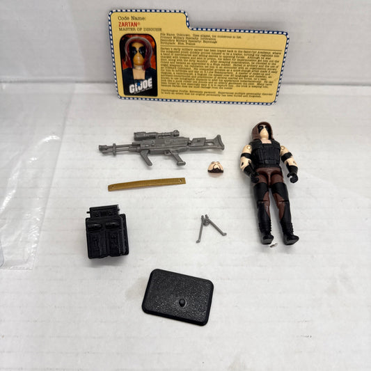 gi joe lot figure 2001 Zartan 100% complete
