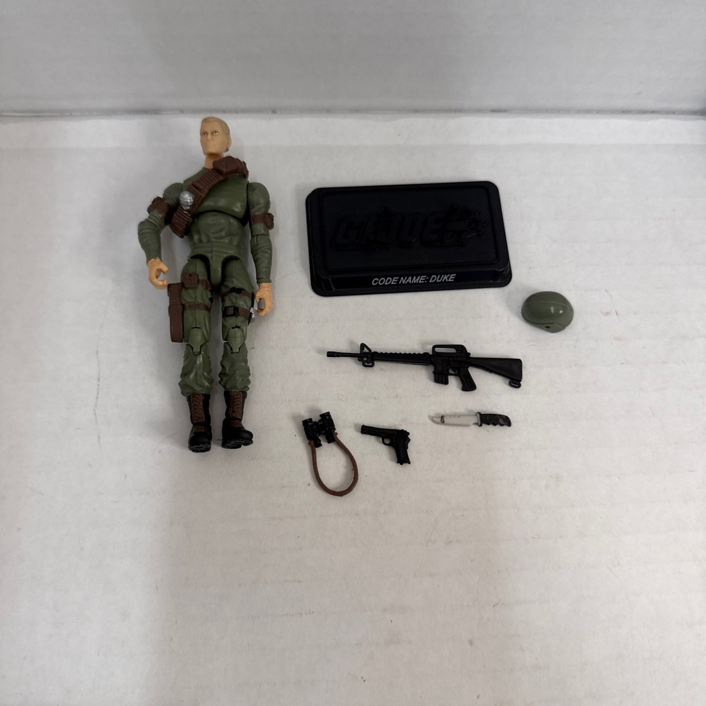 2008 Gi Joe Cobra 25th 3.75" Duke v27 Figure Comic 2 Pack Hasbro