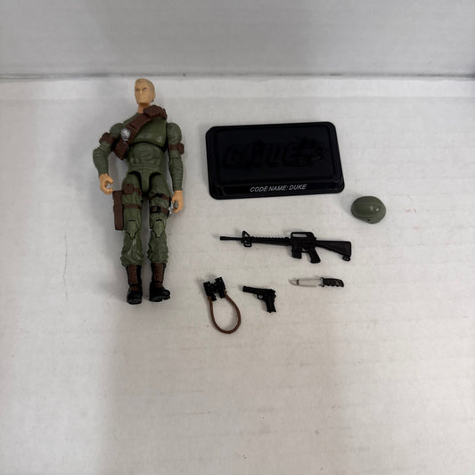 2008 Gi Joe Cobra 25th 3.75" Duke v27 Figure Comic 2 Pack Hasbro