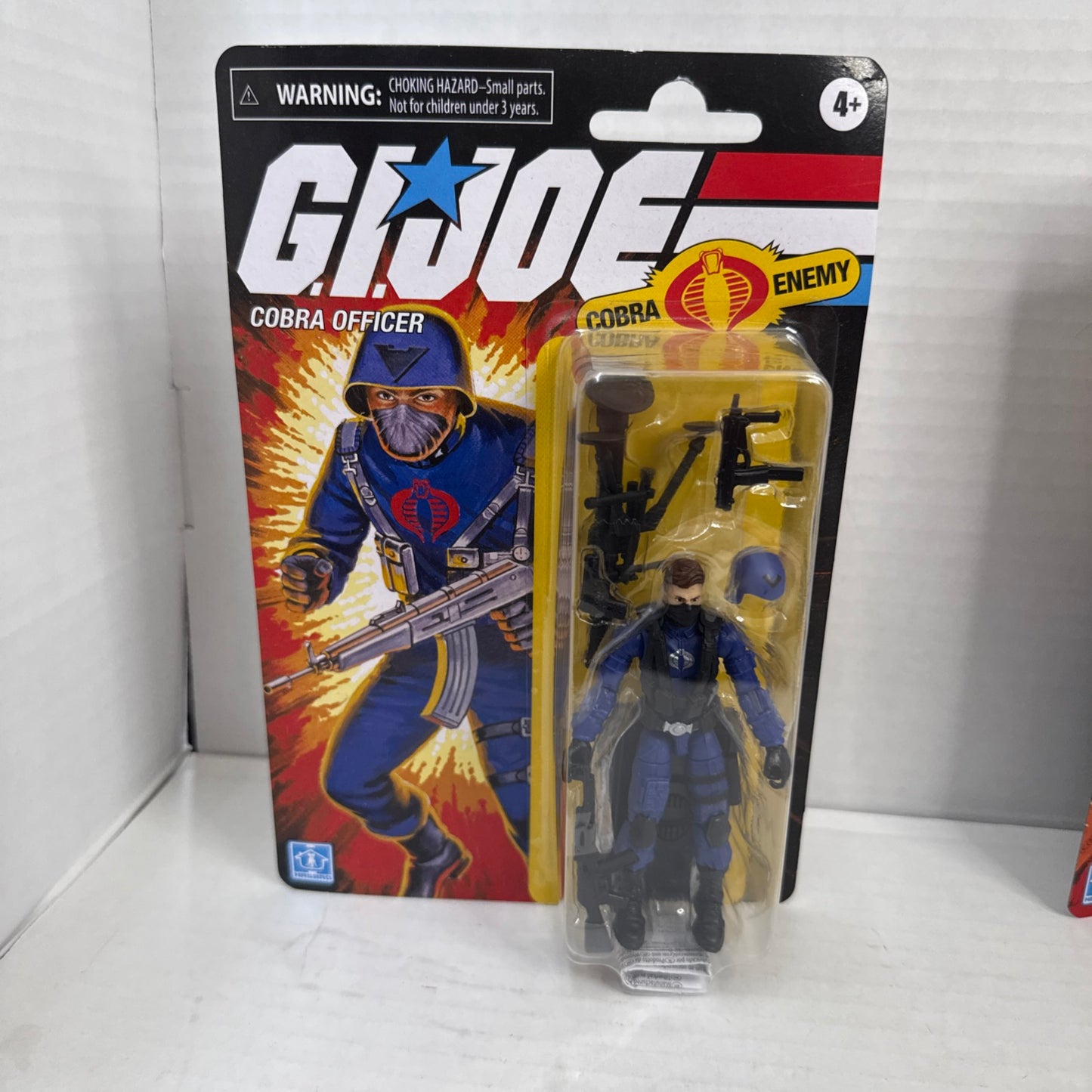 Hasbro 2021 Retro Collection G.I. Joe Cobra Officer Action Figure