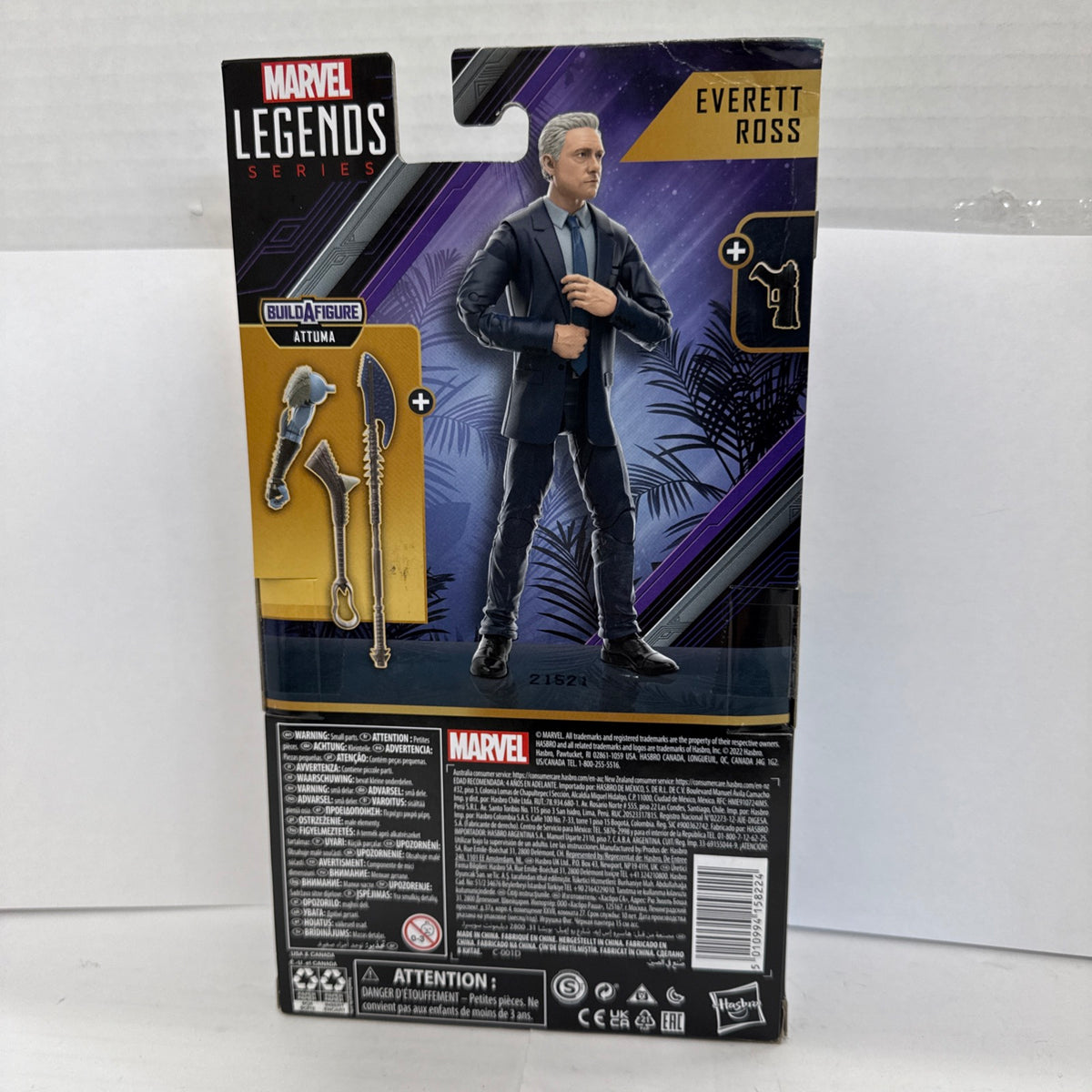 Marvel Legends Hasbro Attuma BAF Series Everett Ross Action Figure