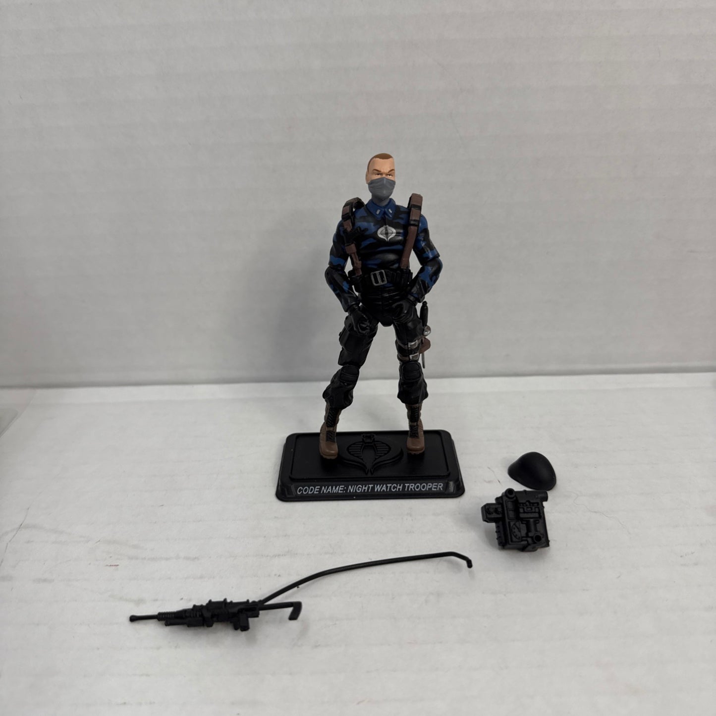 GI Joe 25th Cobra Night Watch Trooper  As Is