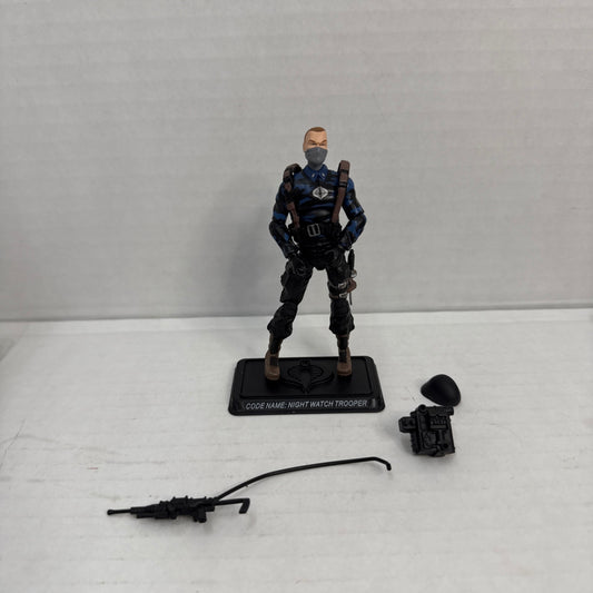 GI Joe 25th Cobra Night Watch Trooper  As Is