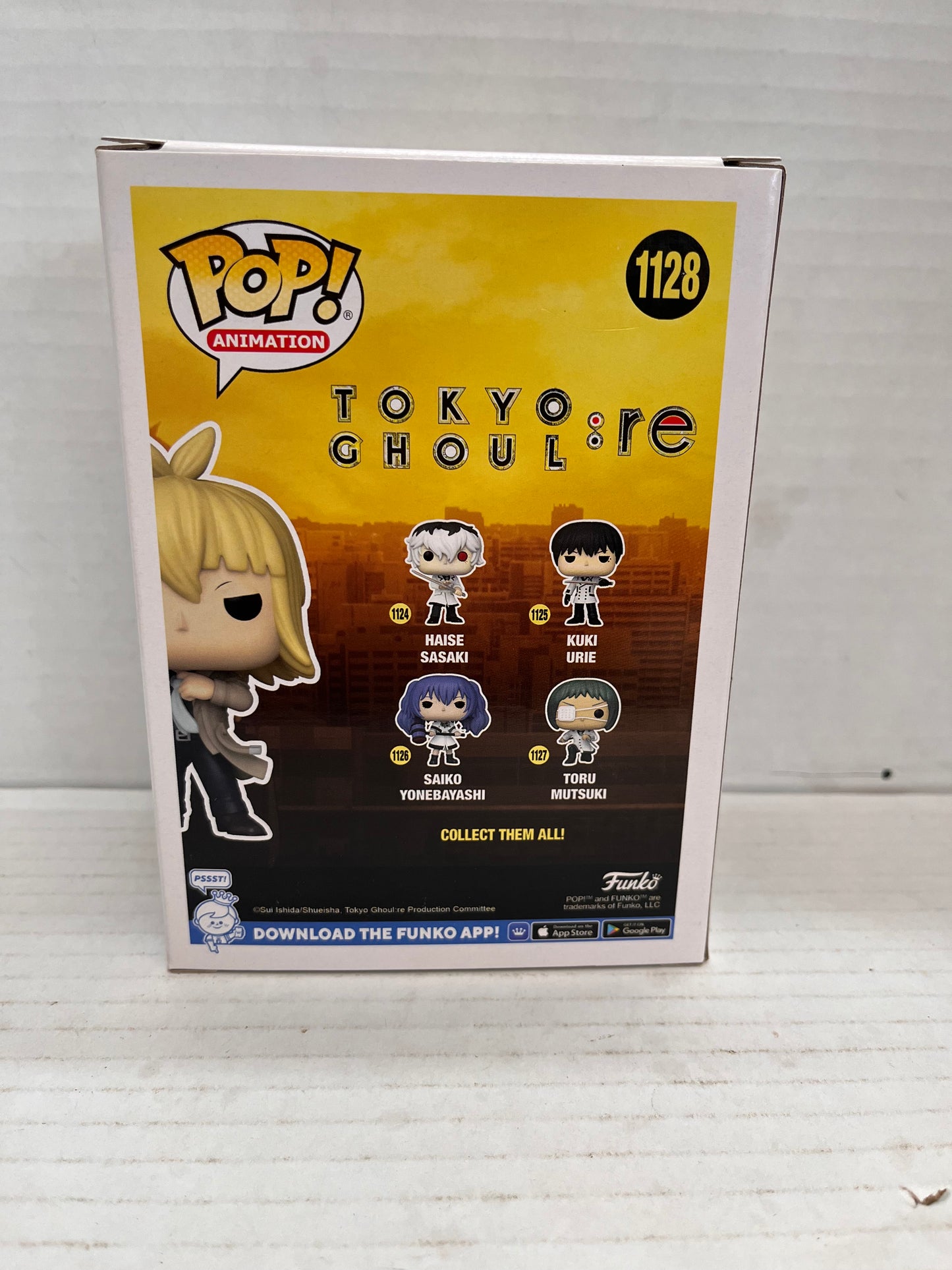 NEW FUNKO POP ANIMATION 1128 TOKYO GHOUL :RE GINSHI SHIRAZU