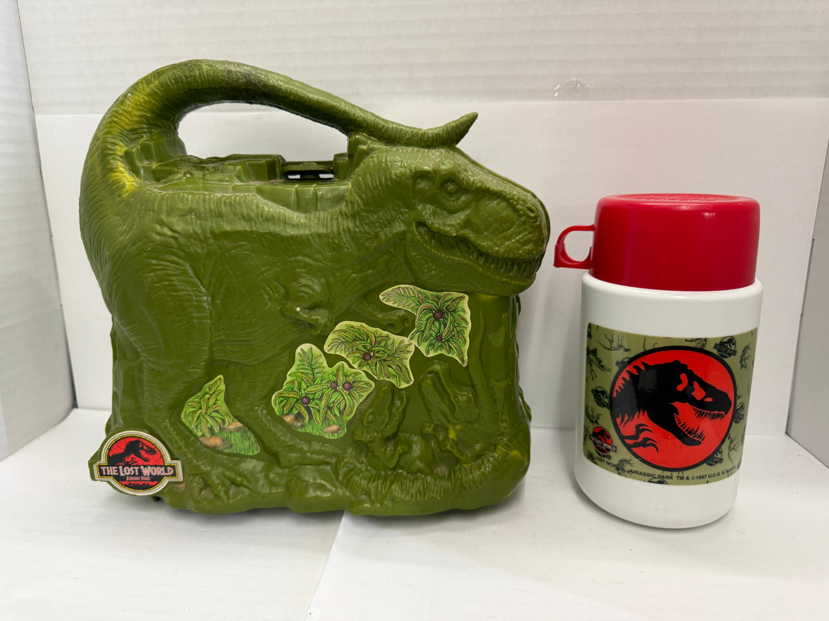 VINTAGE LOST WORLD JURASSIC PARK 1997 LUNCH BOX GREAT CONDITION