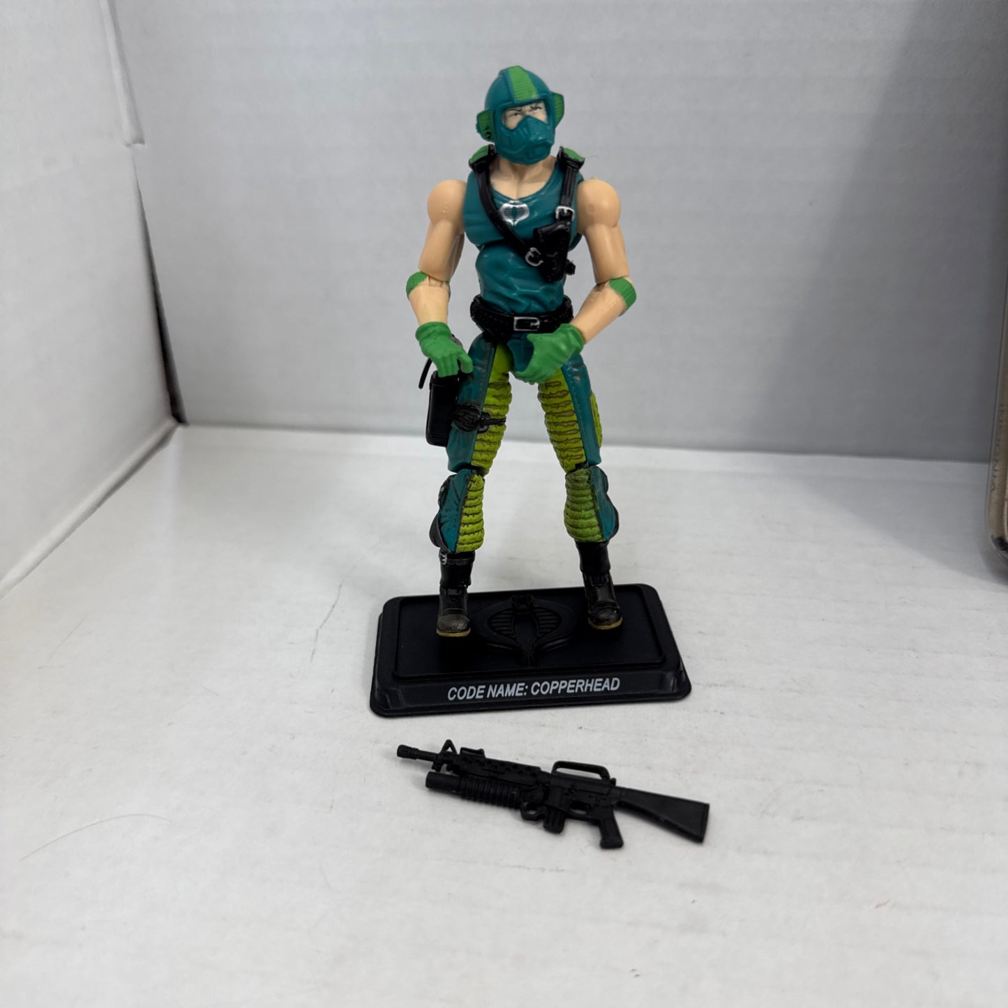 GI Joe 25th Anniversary Cobra Pilot Copperhead v4 100% Complete Figure ARAH