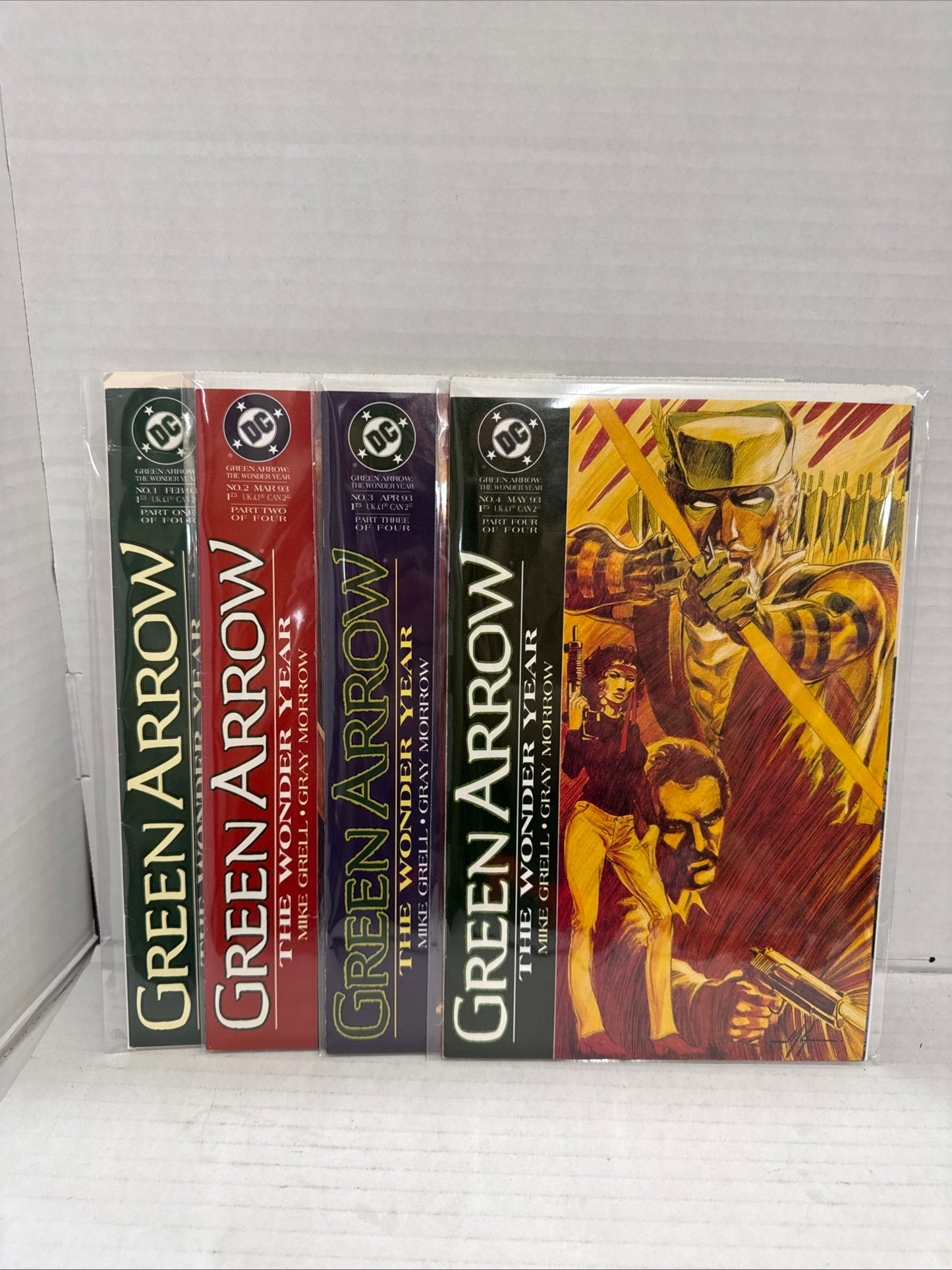 Green Arrow the Wonder Year #1 2 3 4 DC 1993 Mini Series Comic Book Set 1-4