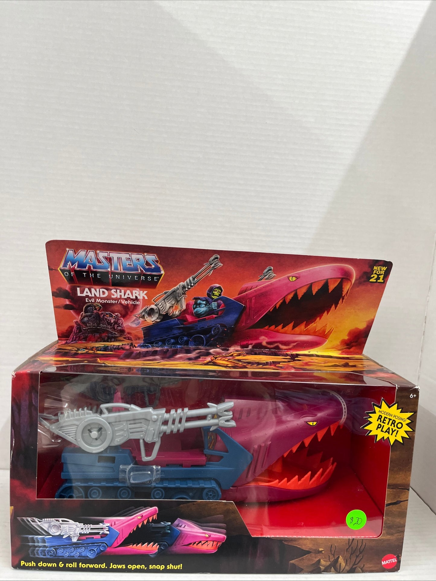 Masters of the Universe Origins LAND SHARK VEHICLE MOTU 2021 Mattel Retro