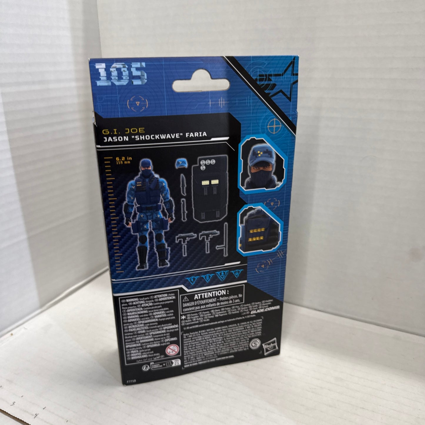 Hasbro G.I. Joe Classified Series Jason “Shockwave” Faria Action Figure