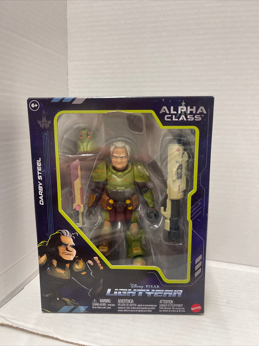 Disney Pixar Lightyear Alpha Class Darby Steel Action Figure - New