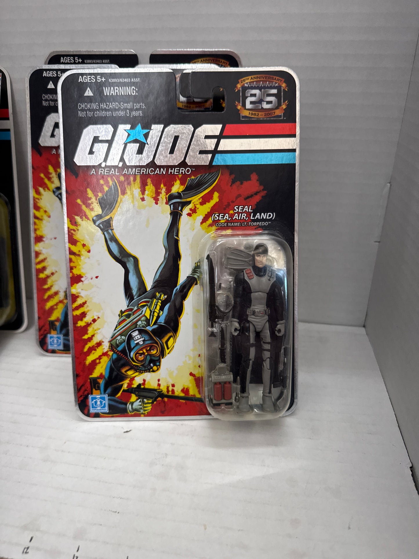 GI Joe 25th Anniversary Lt. Torpedo Seal (Sea, Air, Land)