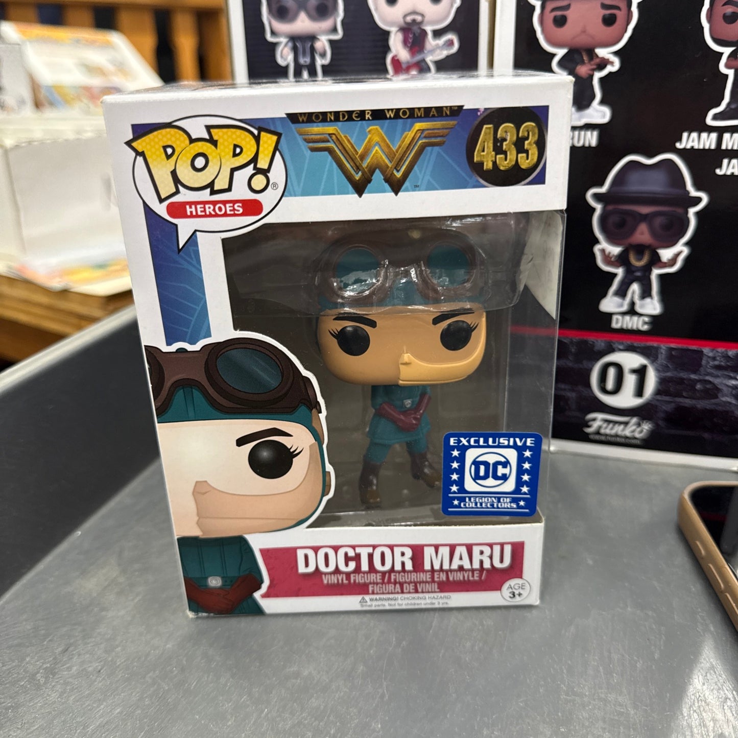 Signed Funko Pop! Elena Anaya - Heroes: Wonder Woman Doctor Maru #433