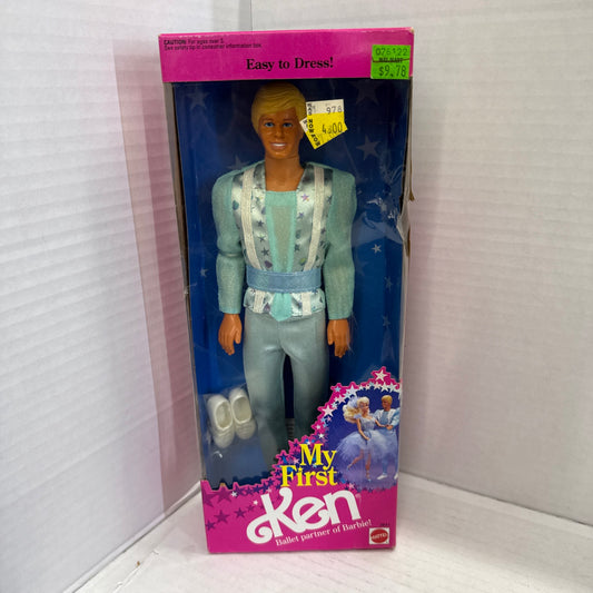 My First Ken Ballet Partner of Barbie Doll Mattel 1991 No. 3841