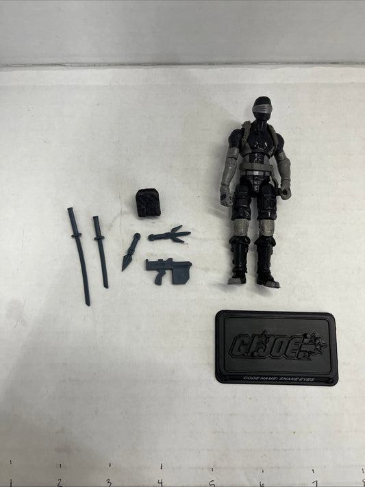 GI Joe 30th Anniversary Renegades Commando Snake Eyes 4” Figure Hasbro 2011