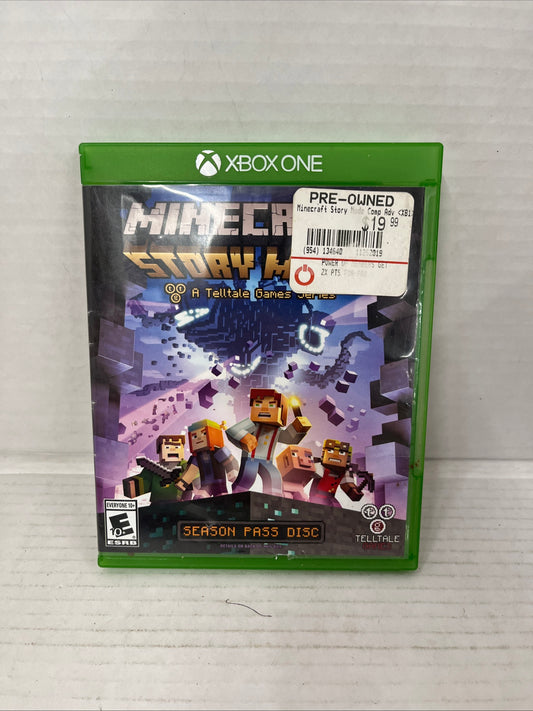 Minecraft: Story Mode -- Season Pass Disc (Microsoft Xbox One, 2015) CIB