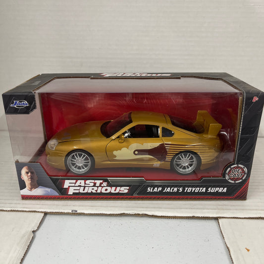 1:24 Jada Fast and Furious Slap Jack's Toyota Supra Gold
