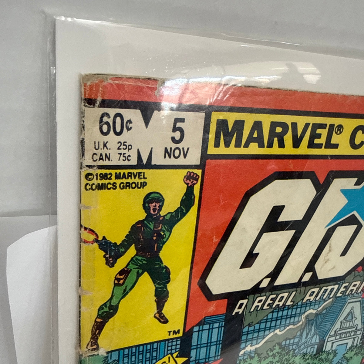 1982 MARVEL GI JOE #5 FN 1st PRINT NEWSSTAND COMIC BOOK A REAL AMERICAN HERO