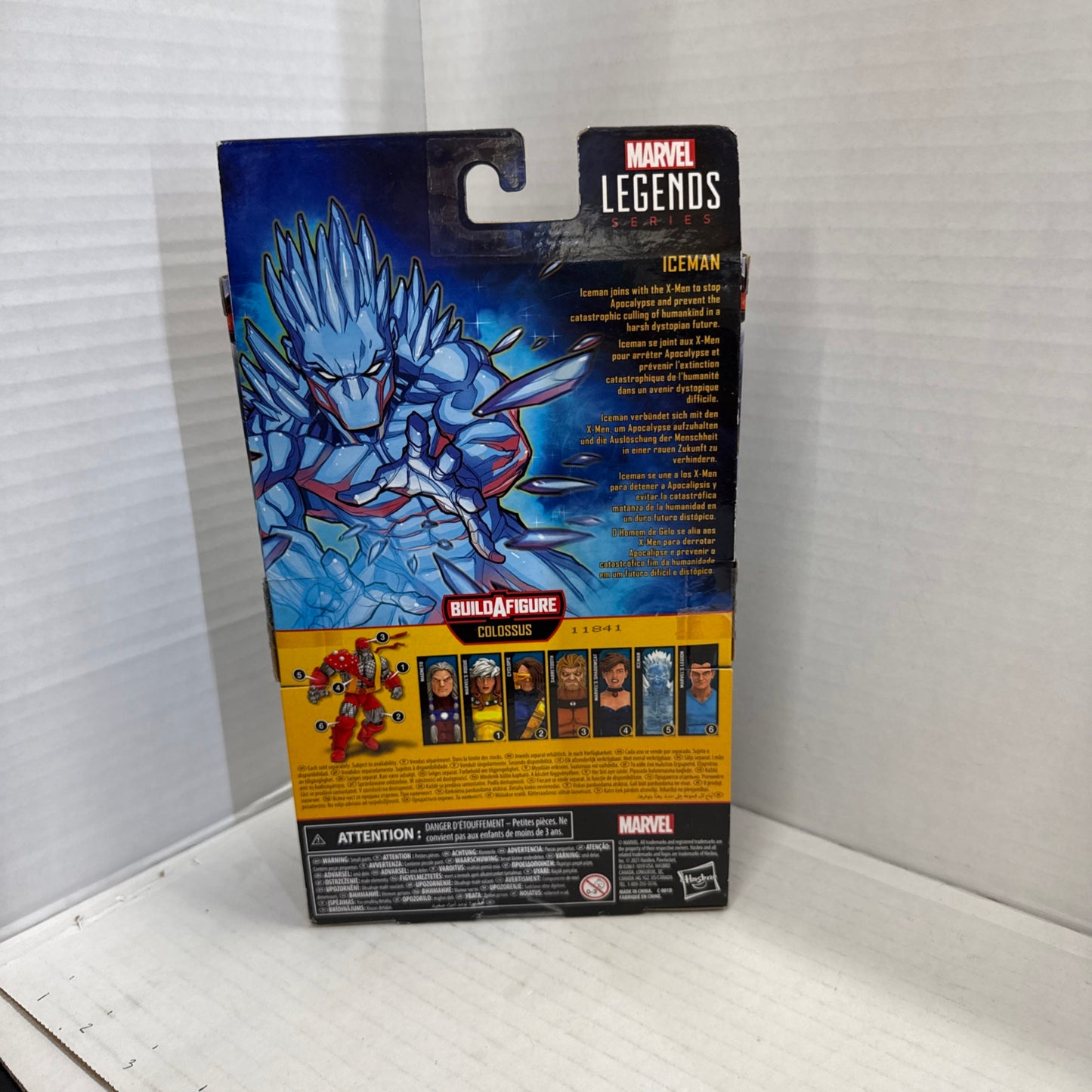 Marvel Legends ICEMAN Action Figure Colossus BAF X-Men Age of Apocalypse NEW