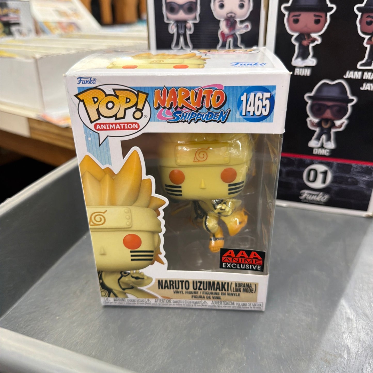 Funko Pop! Naruto Uzumaki (Kurama Link Mode) #1465 AAA Anime