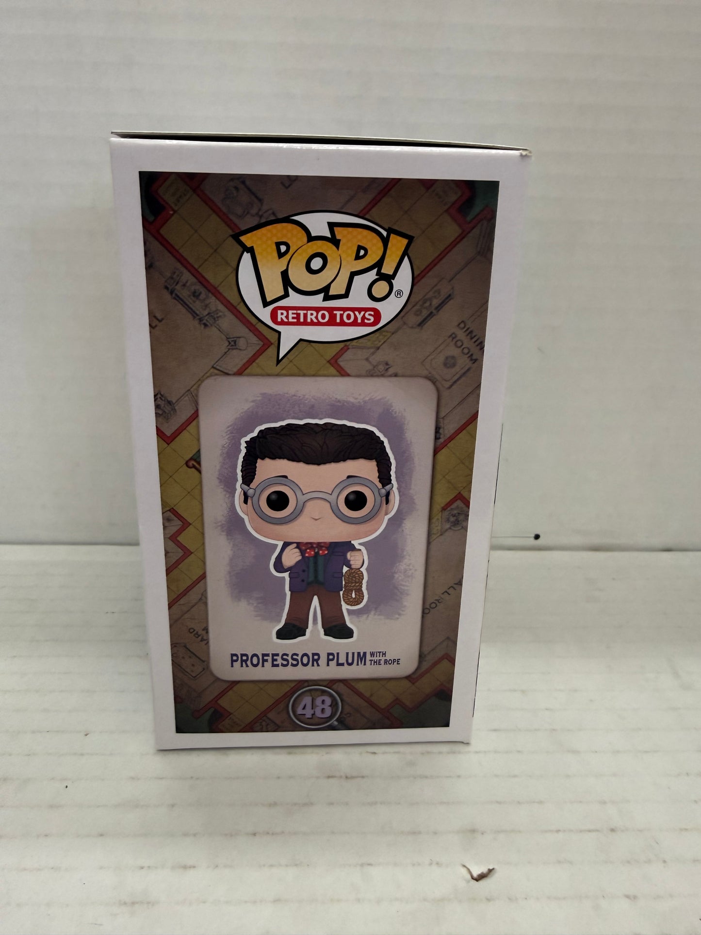 Funko Pop! Retro Toys Clue Professor Plum w/ Rope #48 Vinyl Figure