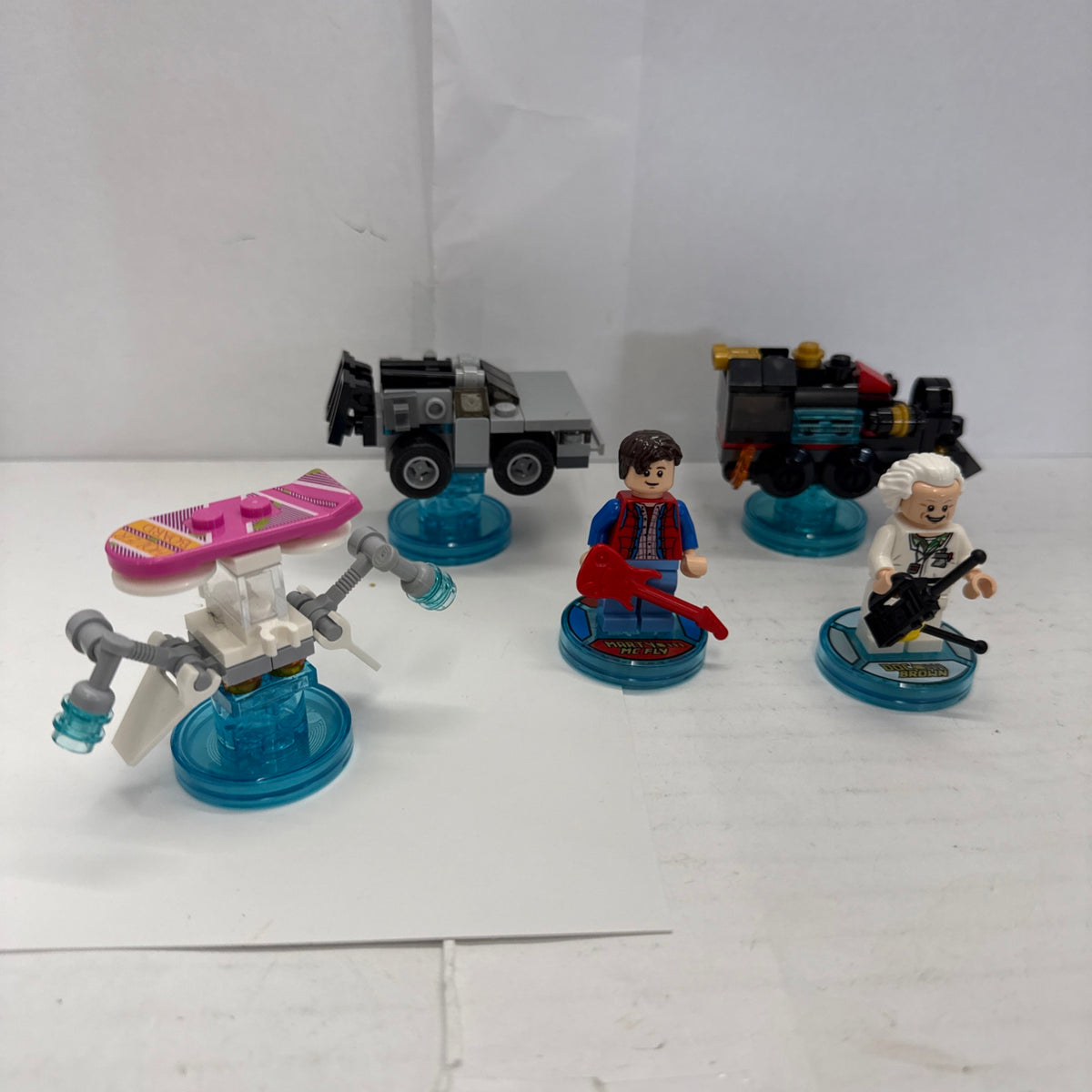 LEGO Dimensions Back to the Future Lot 71201 71230 Marty Doc Brown COMPLETE