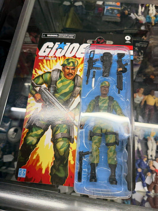 GI Joe Classified Retro Card Sgt. Stalker 6” Action Figure MOC
