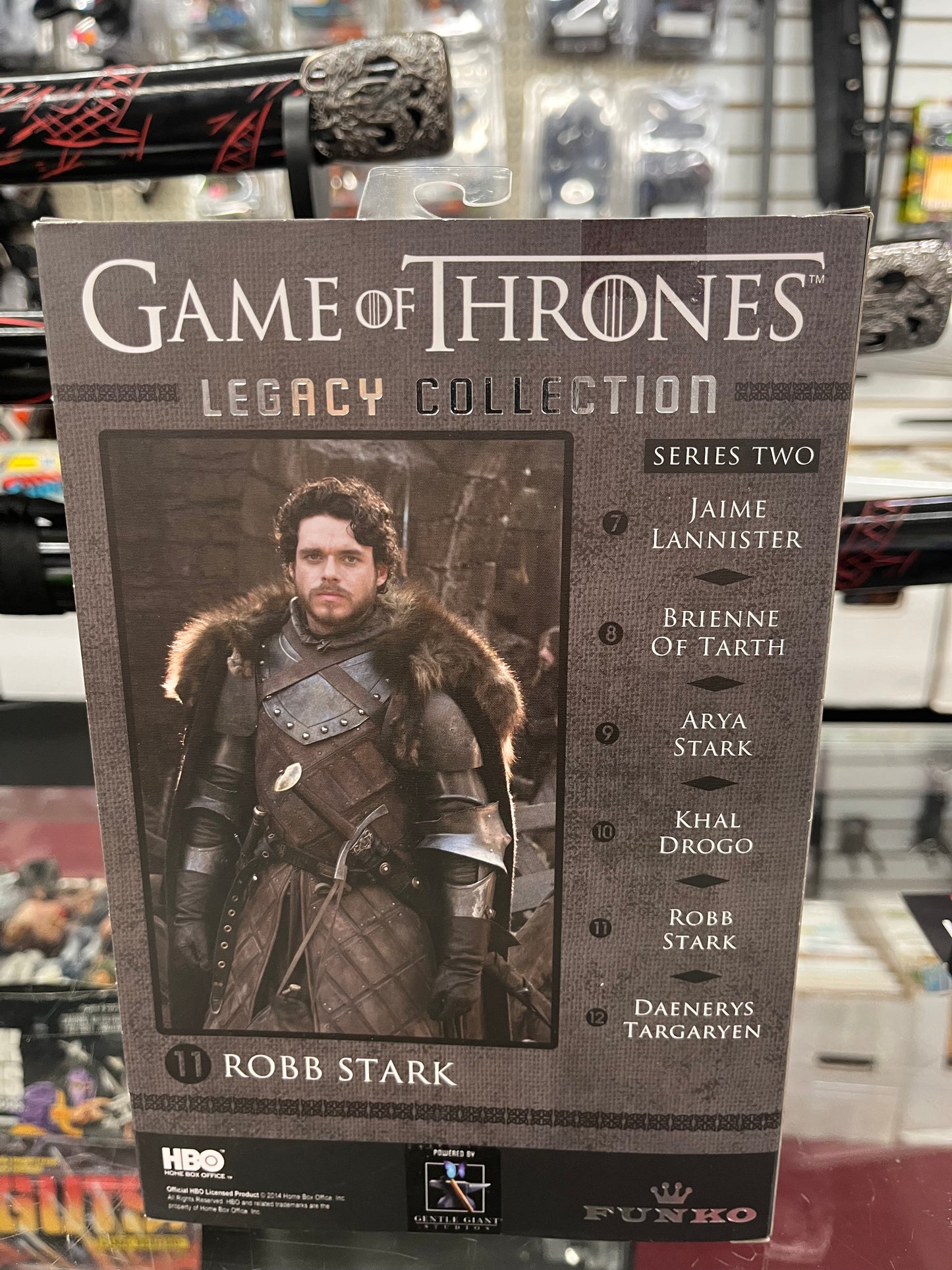 FUNKO, GAME OF THRONES 6" ROBB STARK FIGURE (LEGACY COLLECTION) #11. NIB (F81)