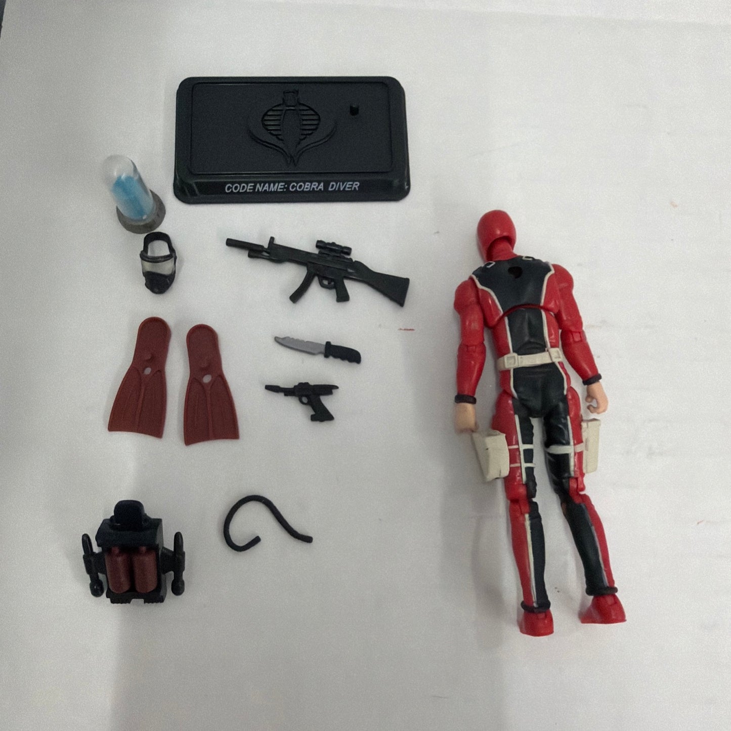 2008 GI JOE 25TH ANNIVERSARY COBRA DIVER V1 LOOSE COMPLETE FIGURE
