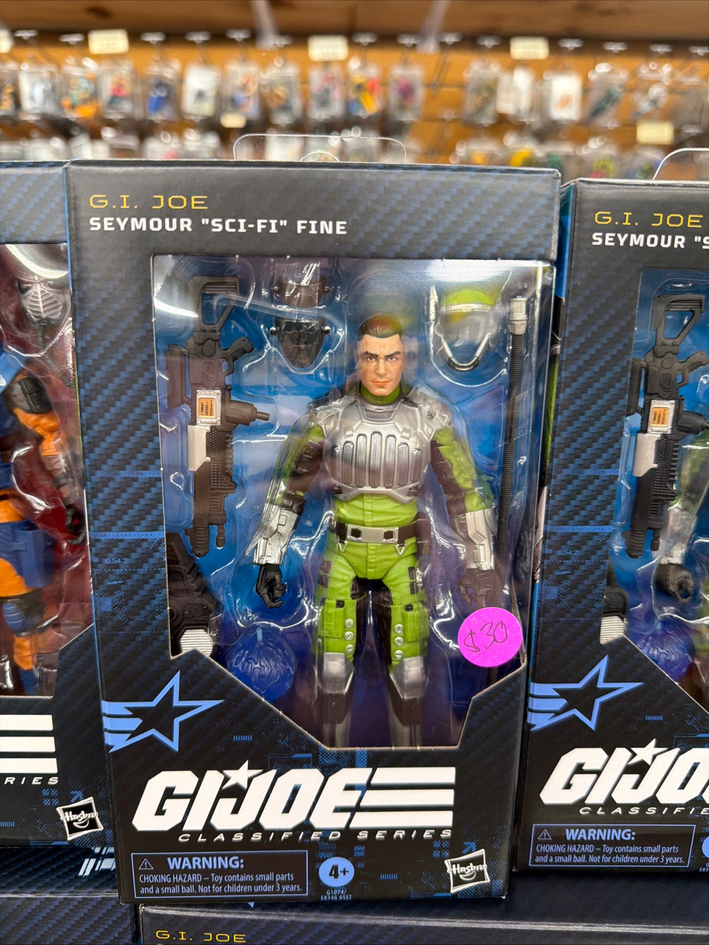 G.I. Joe Classified Series #177 Seymour Sci-Fi Fine 6"Action Figure In Hand