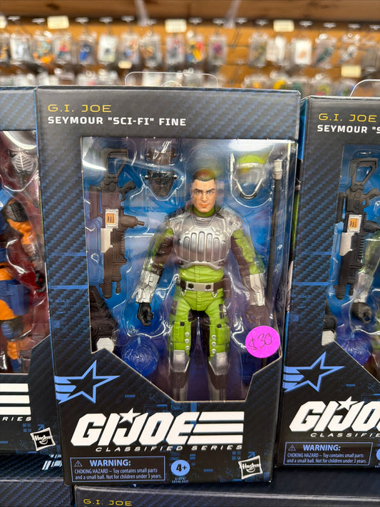 G.I. Joe Classified Series #177 Seymour Sci-Fi Fine 6"Action Figure In Hand