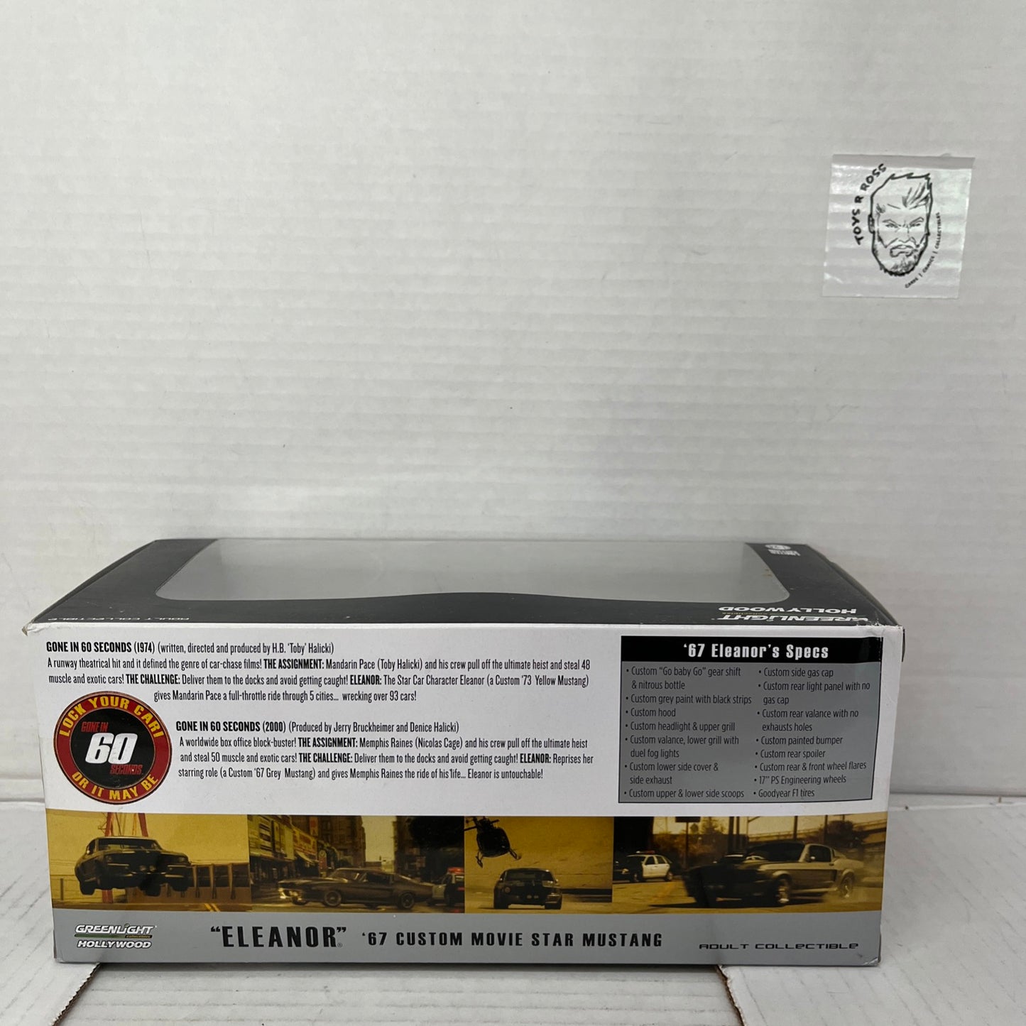 Greenlight 1:24 Eleanor 1967 Custom Shelby GT500 Gone in 60 Seconds Diecast Car