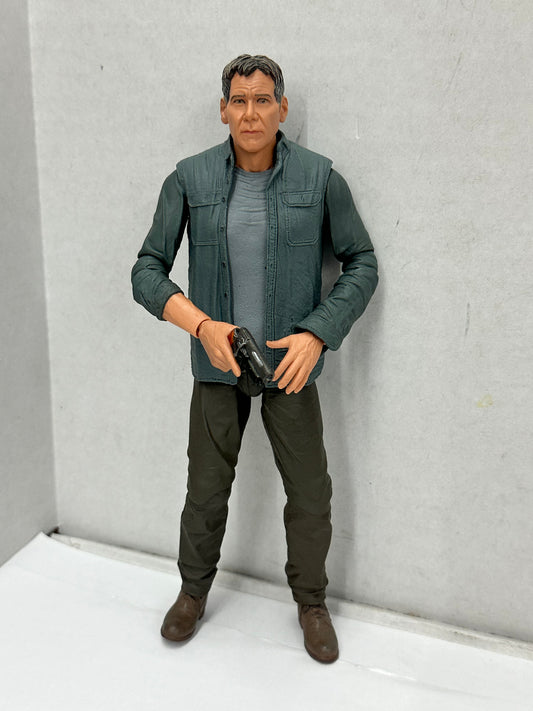 NECA Blade Runner 2049 Rick Deckard 7" Action Figure Loose Complete