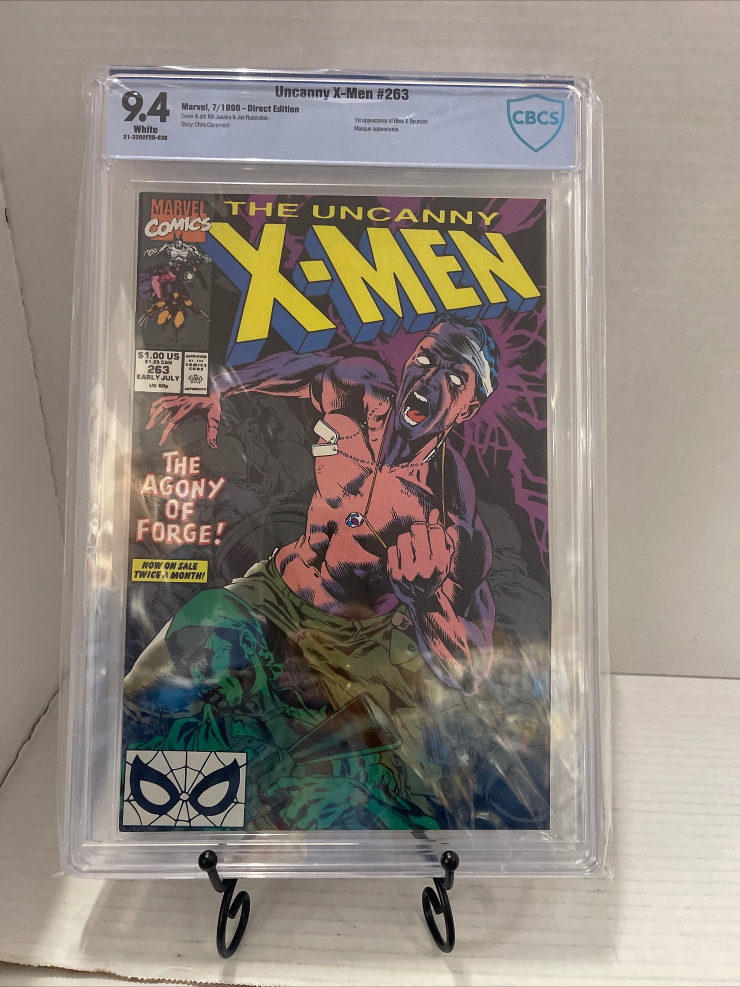 Uncanny ￼X-Men #263 CBCS 9.4  7/90  ￼ Marvel Comics￼￼
