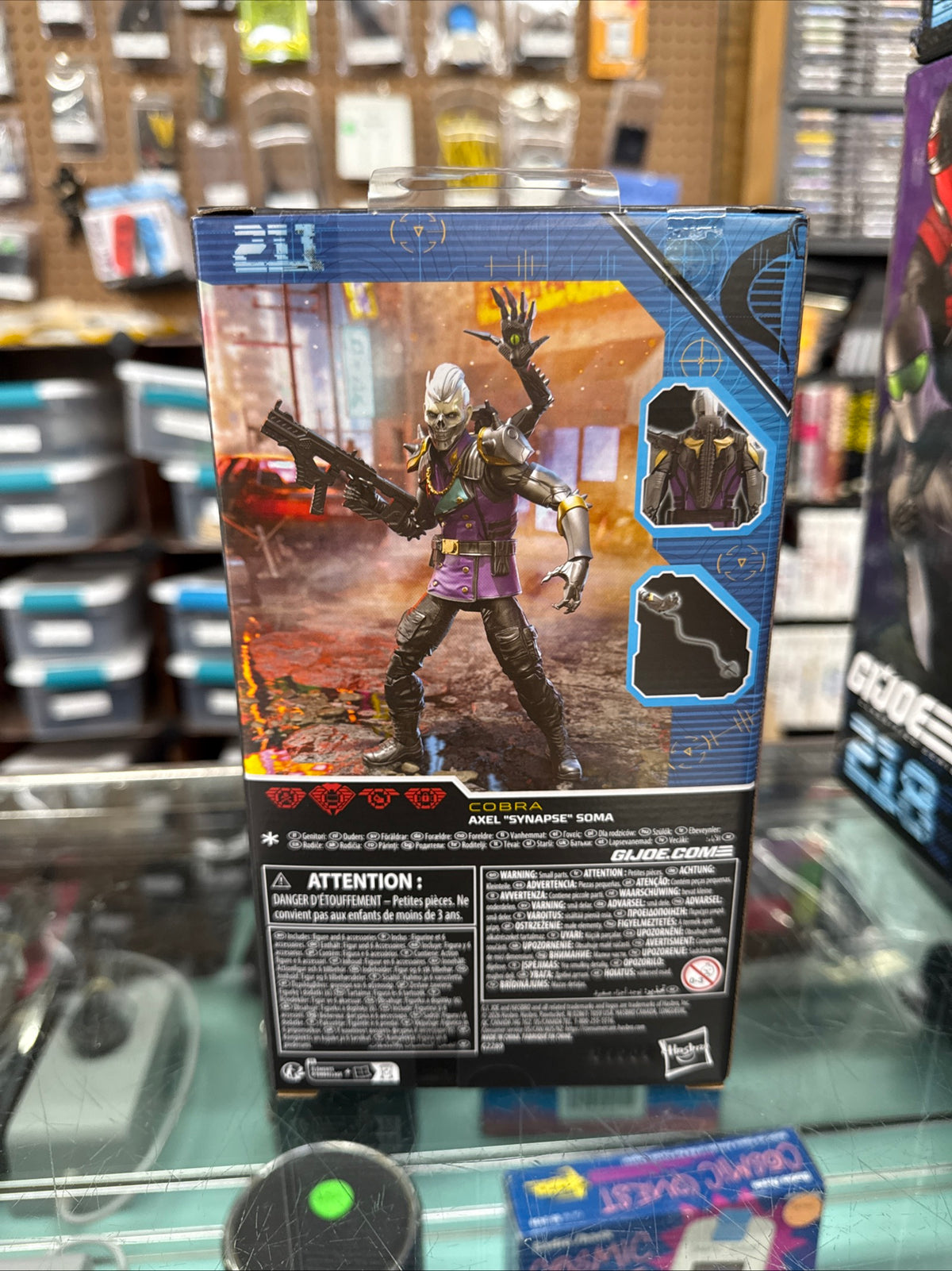 G.I. Joe Classified 6 Inch Action Figure Wave 26 - Axel Synapse Soma #211