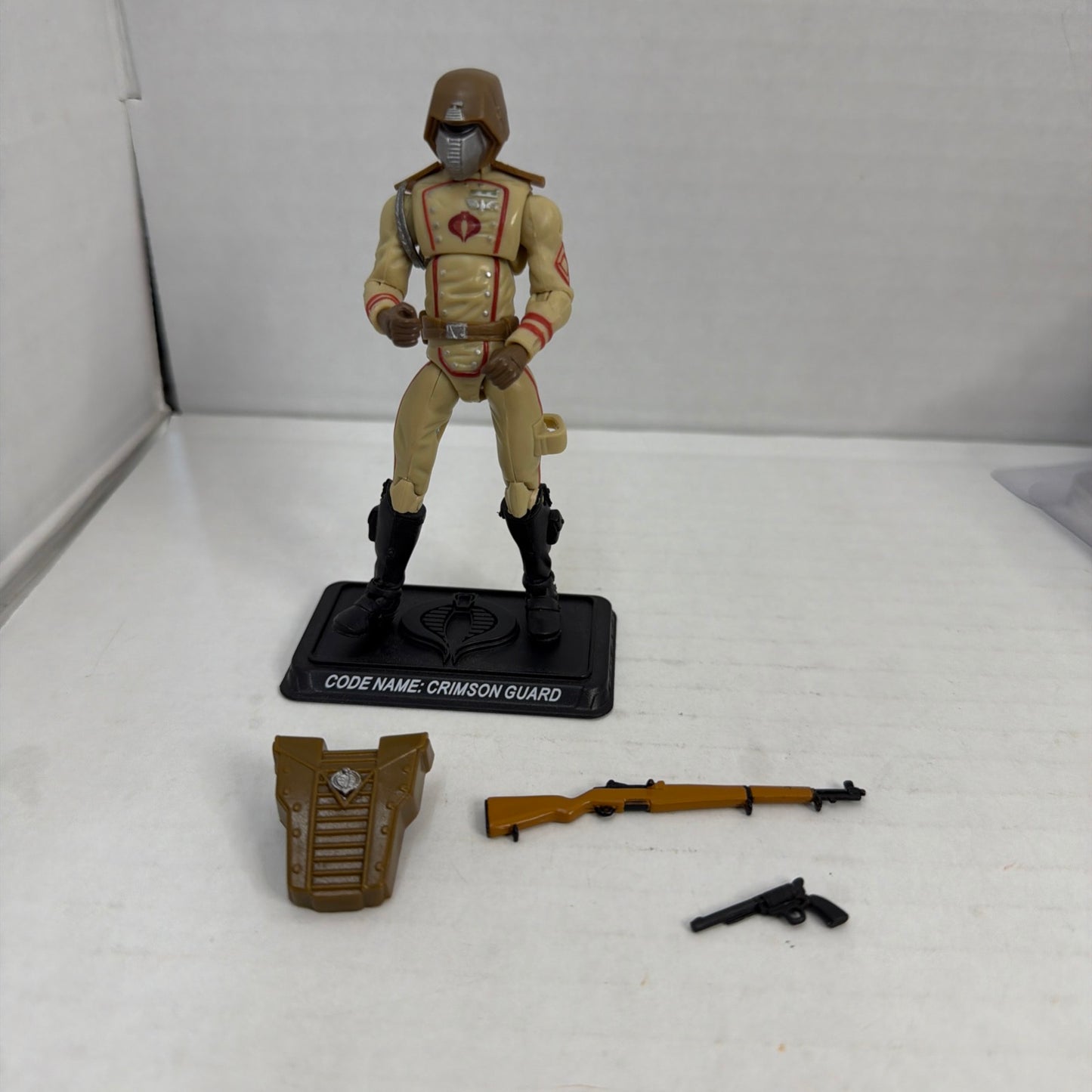 GI Joe Cobra Extreme conditions Desert infantry crimson guard 25th Anniversary.