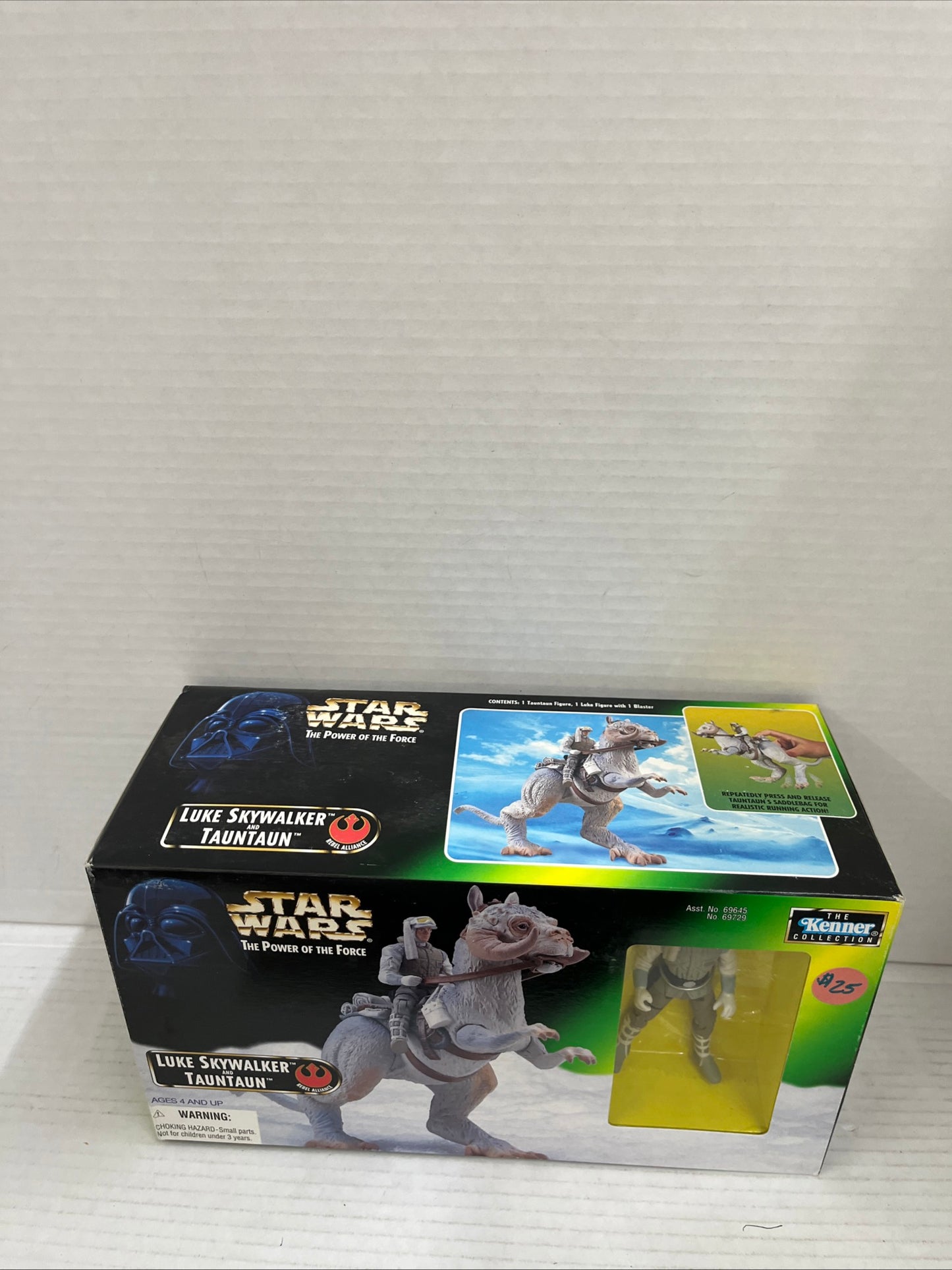 1997 STAR WARS LUKE SKYWALKER & TAUNTAUN POWER OF THE FORCE Kenner Hoth