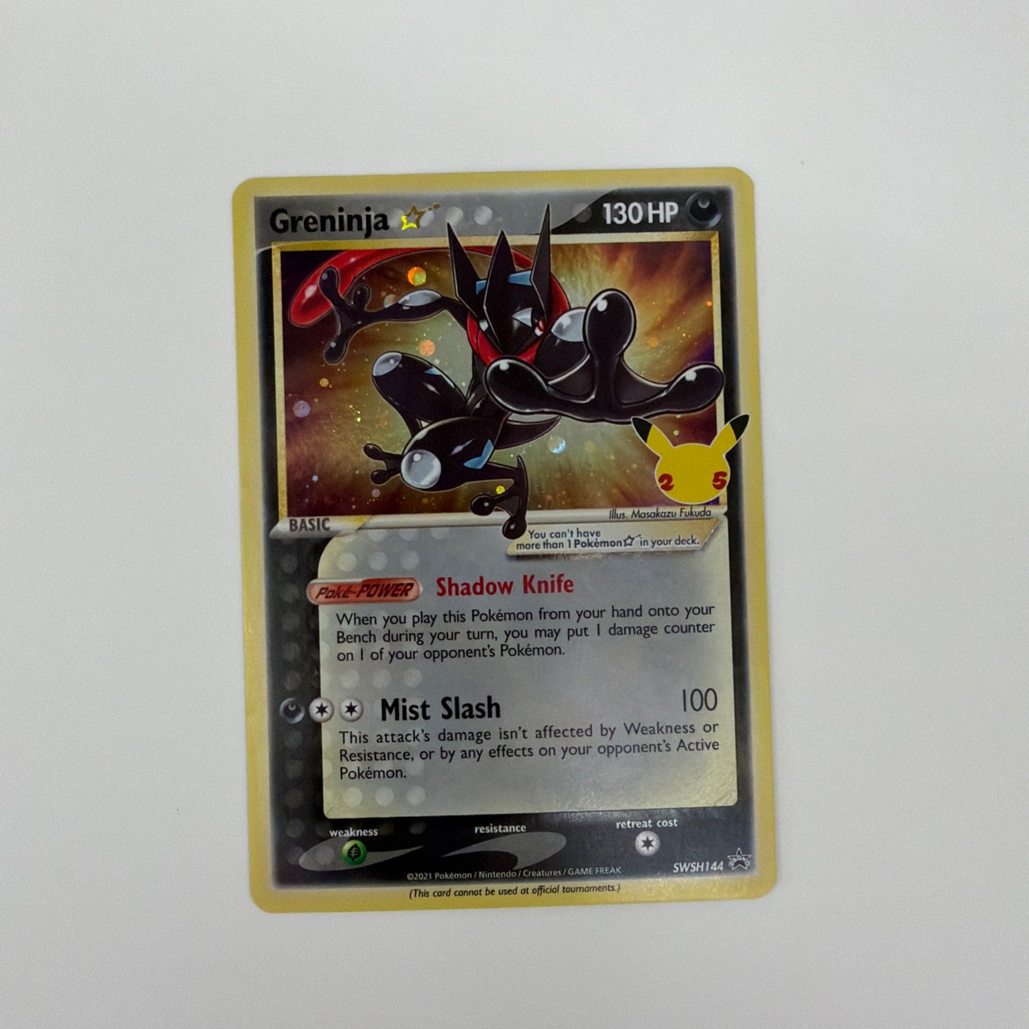 🐸 Pokemon Celebrations Greninja Gold Star Black Star