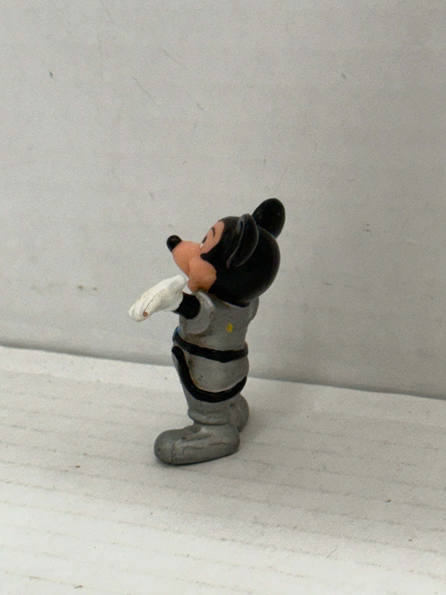 Vintage Disney Epcot Mission, Space Captain EO Mickey Mouse PVC Figure 2”