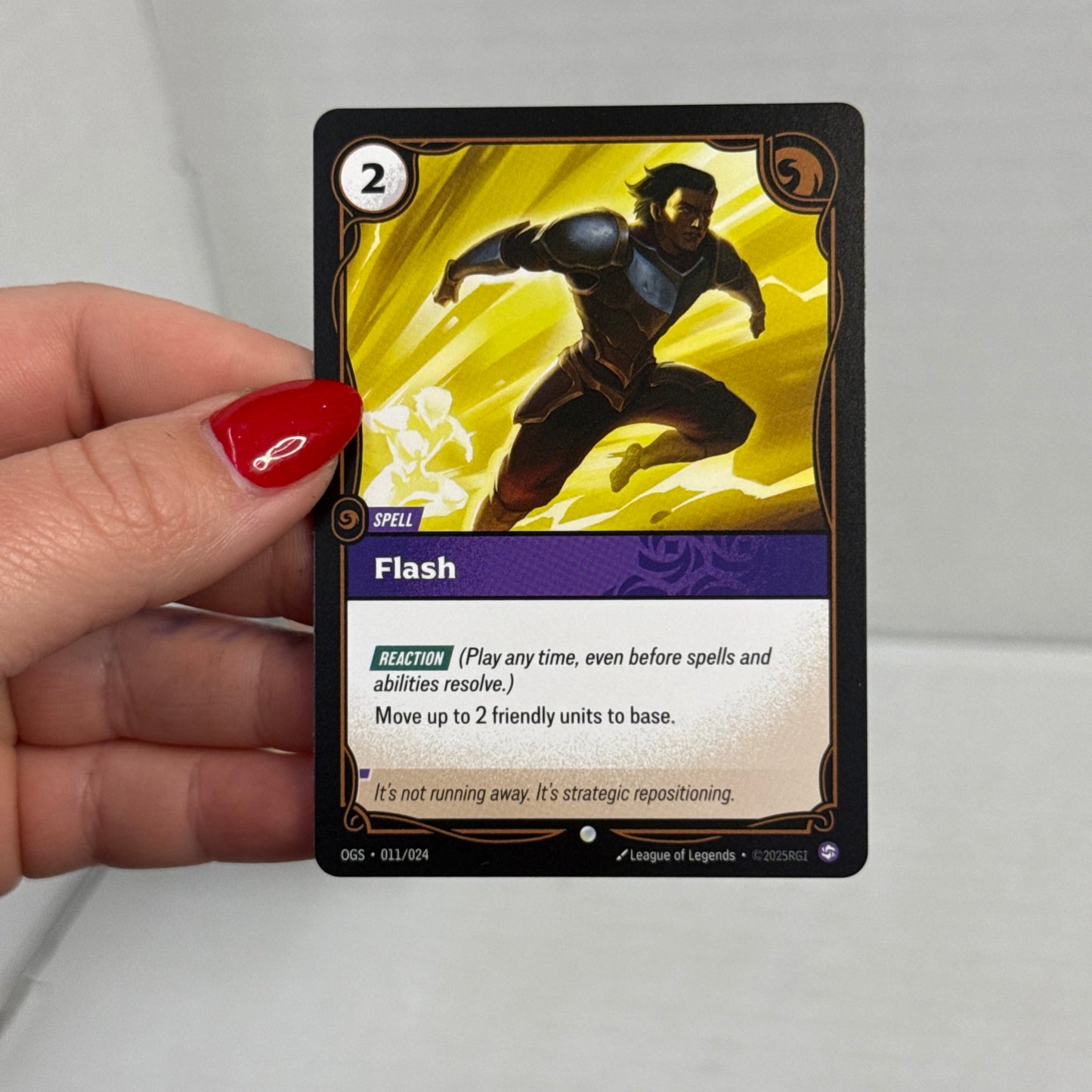 Flash #011/024 - Riftbound Origins TCG English 2025 - NEAR Mint