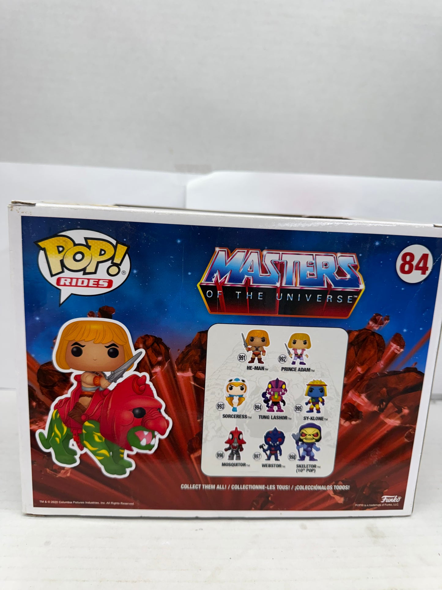 Funko Pop! Rides: Masters of the Universe - He-Man on Battle Cat #84