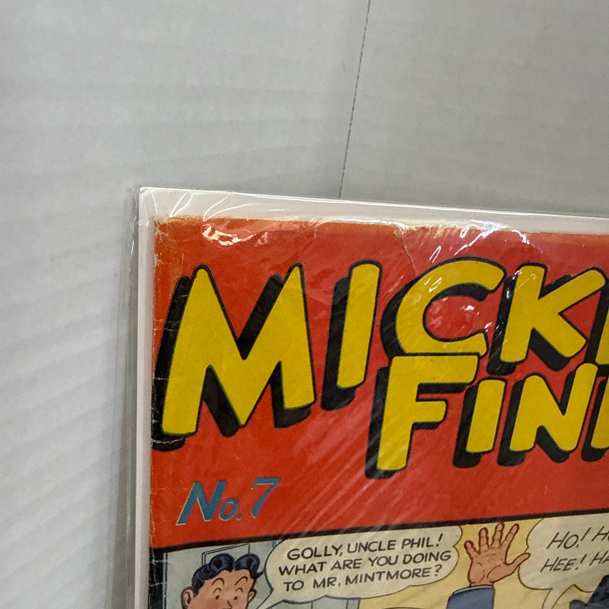 MICKEY FINN #7 LAST ISSUE COLUMBIA (rough Condition)