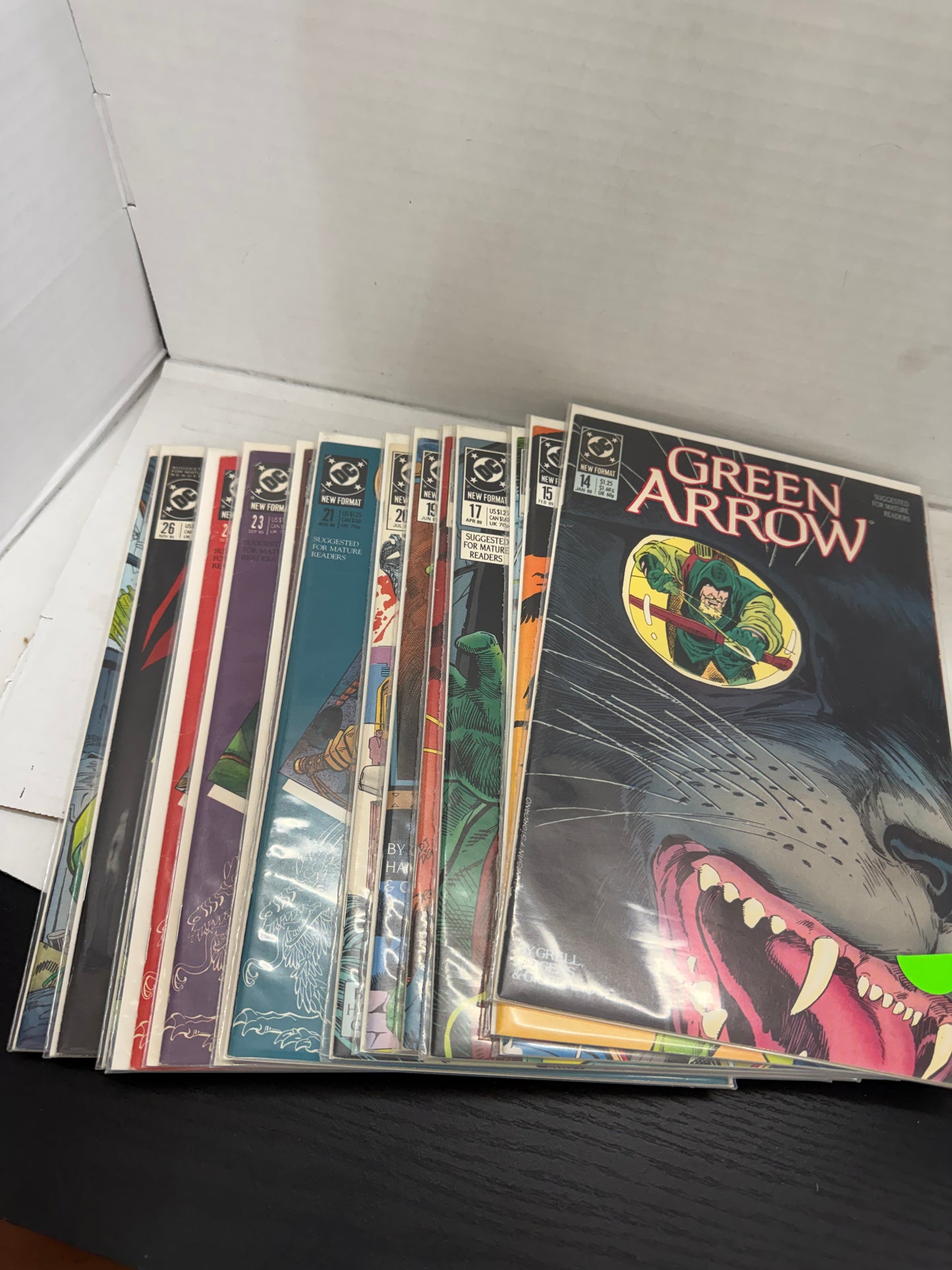 Green Arrow DC 1989 Run Of 14 Comics
