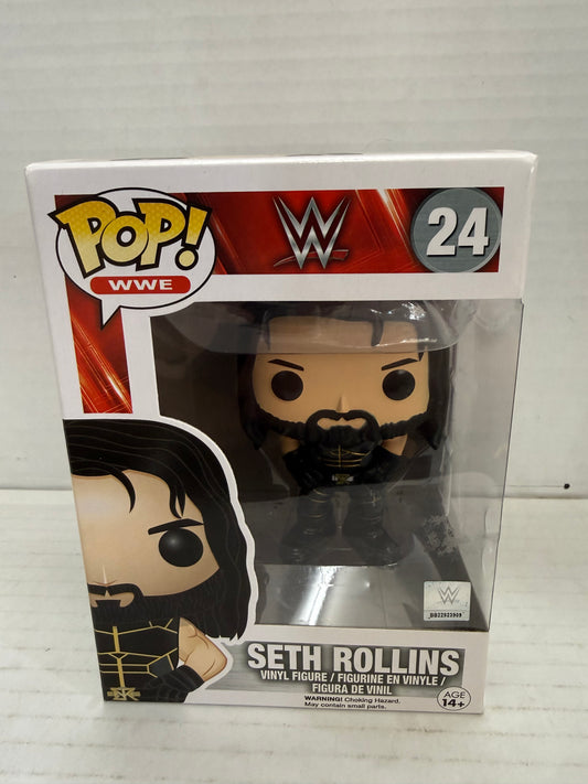 Funko Pop! Vinyl: WWE - Seth Rollins #24 w/ Protector Case *VAULTED*