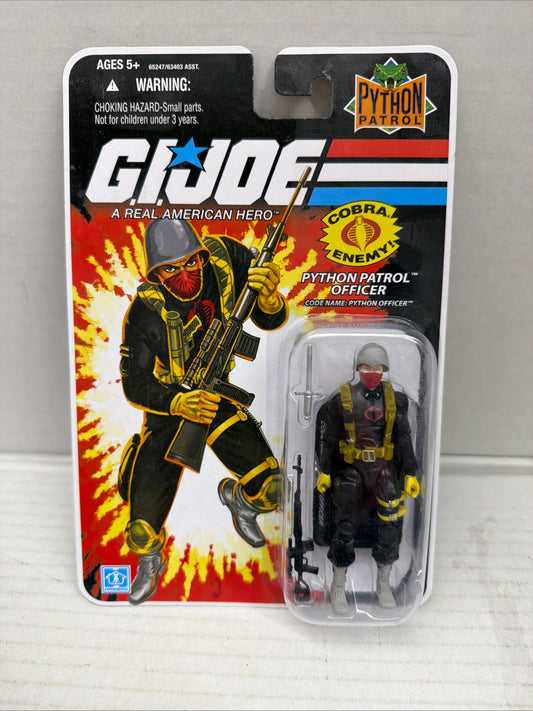 GI Joe 25th Anniversary Python Patrol Officer 2007 MOC Sealed