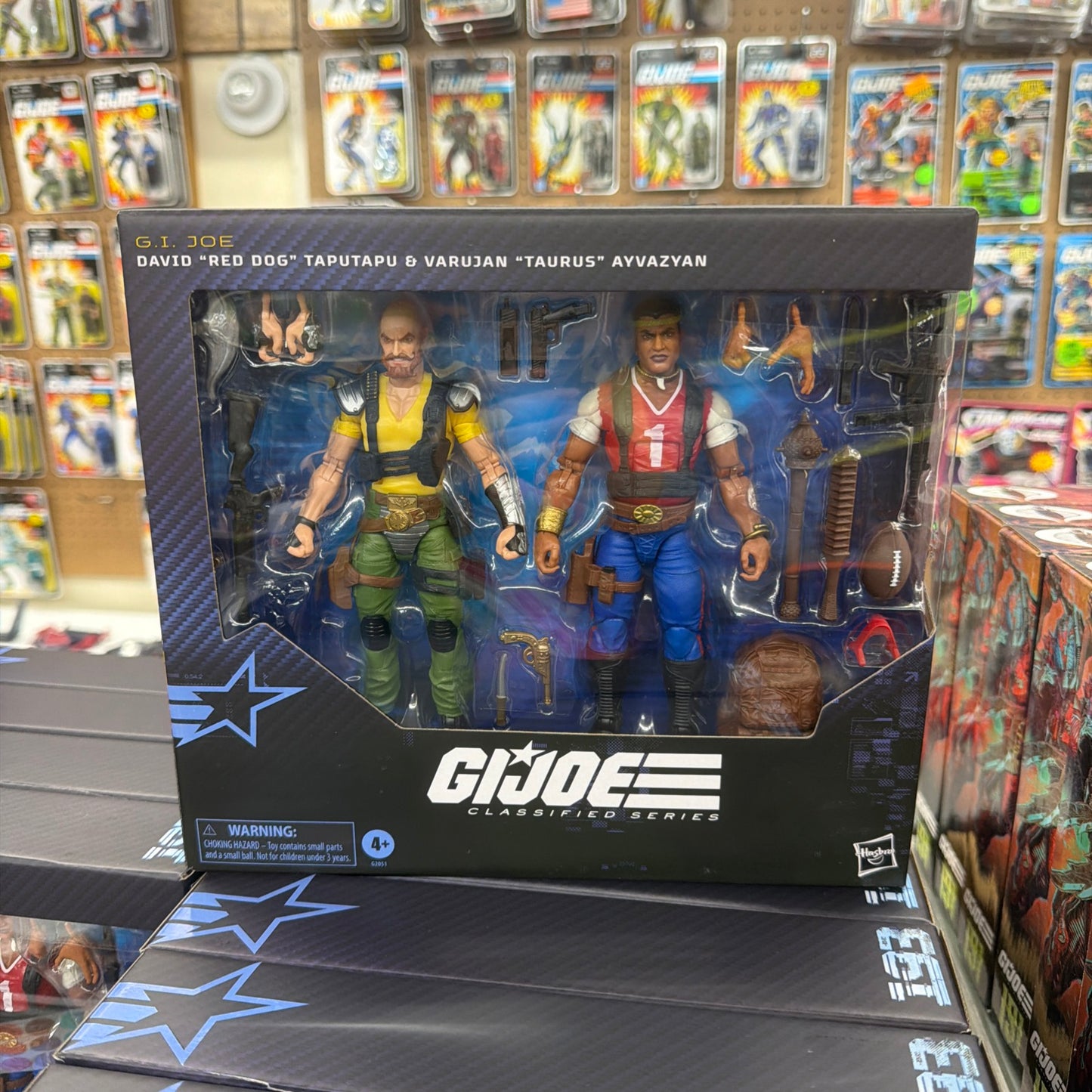 G.I. Joe Classified 6" Figure David Red Dog Taputapu & Varujan Taurus Ayvazyan
