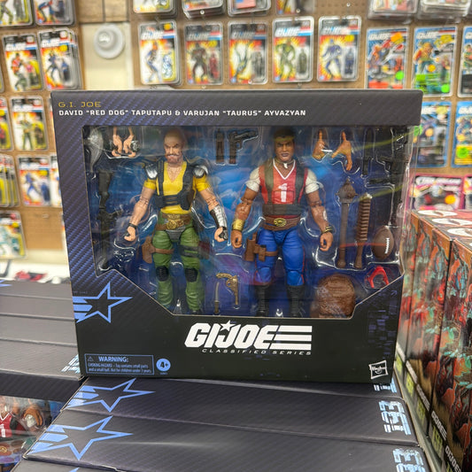 G.I. Joe Classified 6" Figure David Red Dog Taputapu & Varujan Taurus Ayvazyan