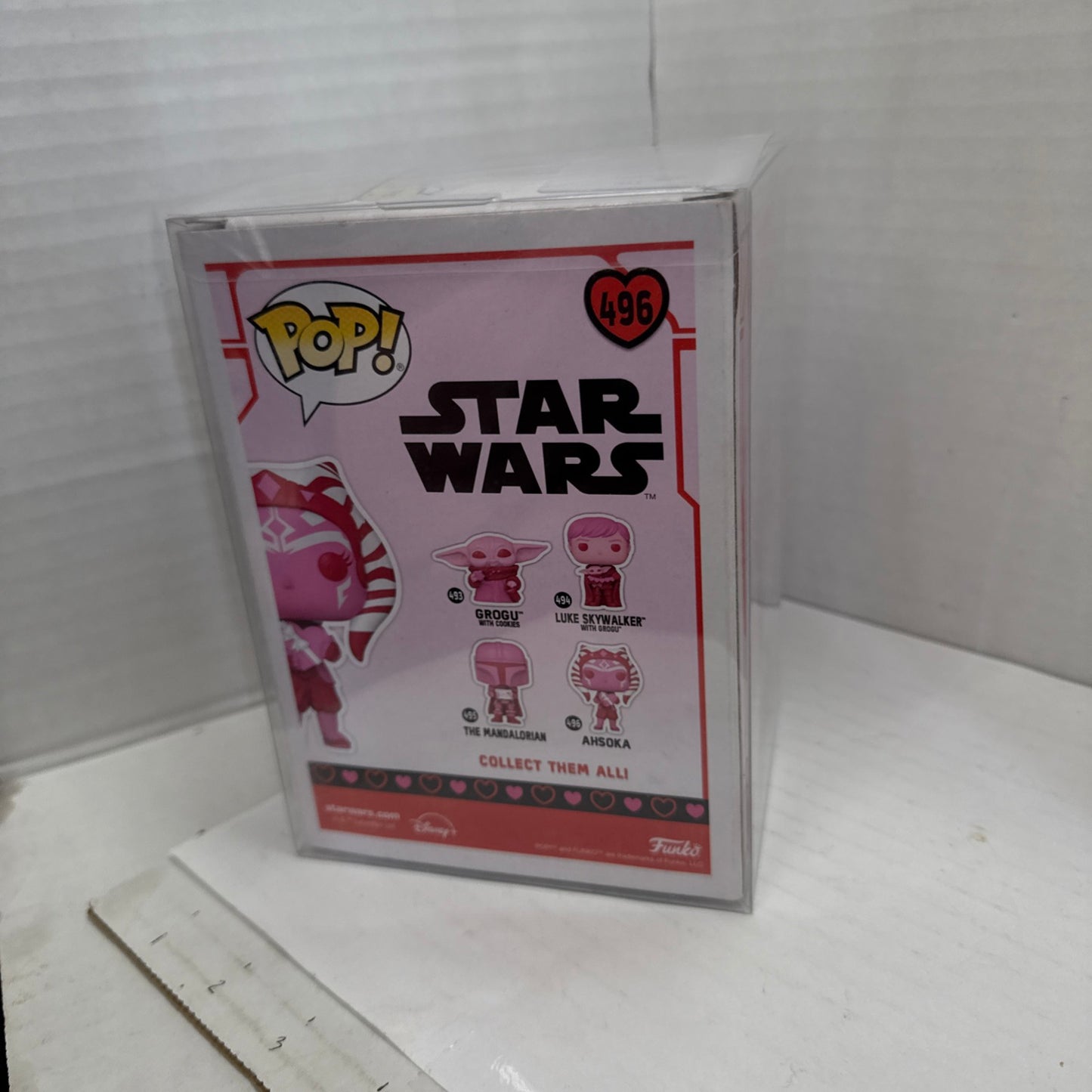 Funko Pop! Vinyl: Star Wars - Ahsoka (Pink) #496 Valentines Edition