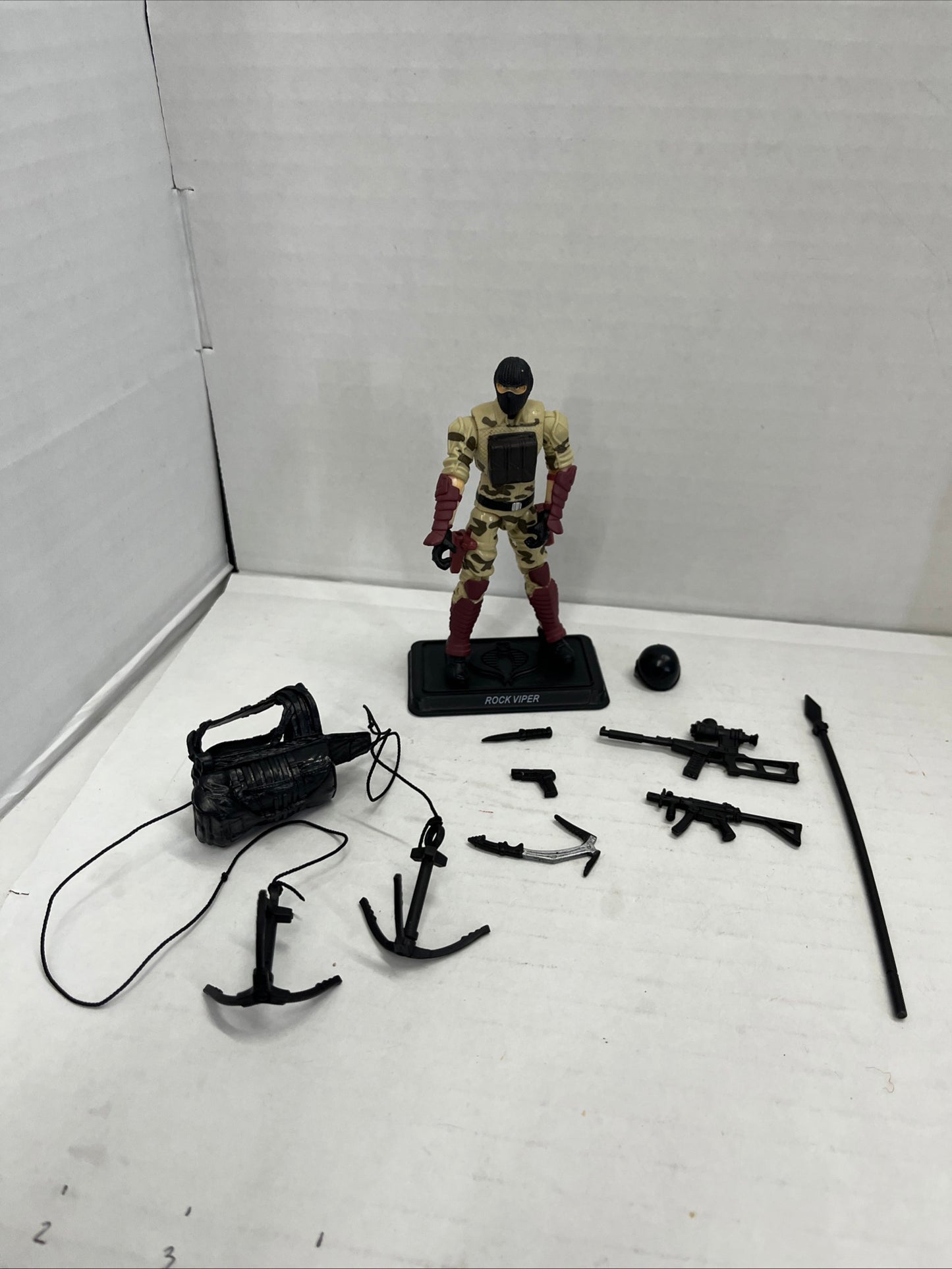 2015 GI JOE 50TH ANNIVERSARY COBRA ROCK VIPER V4 LOOSE COMPLETE FIGURE